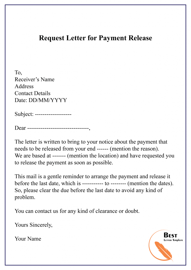 Format Of Request Letter from bestlettertemplate.com