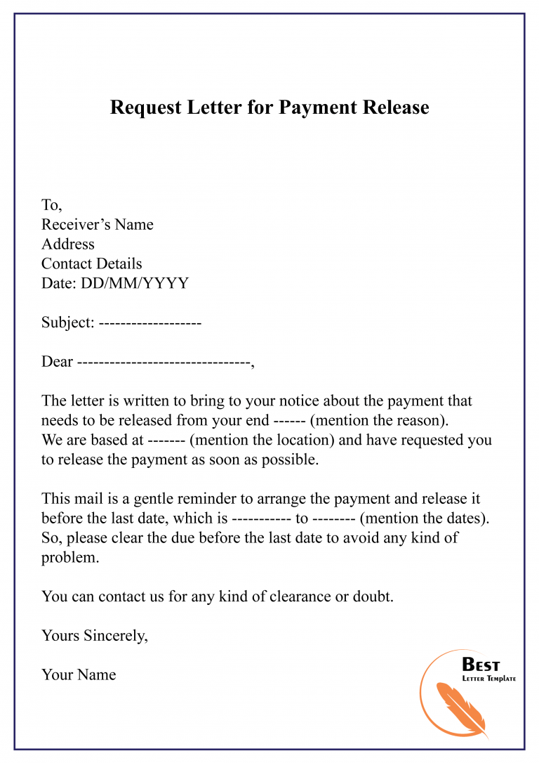 application letter for invoice request