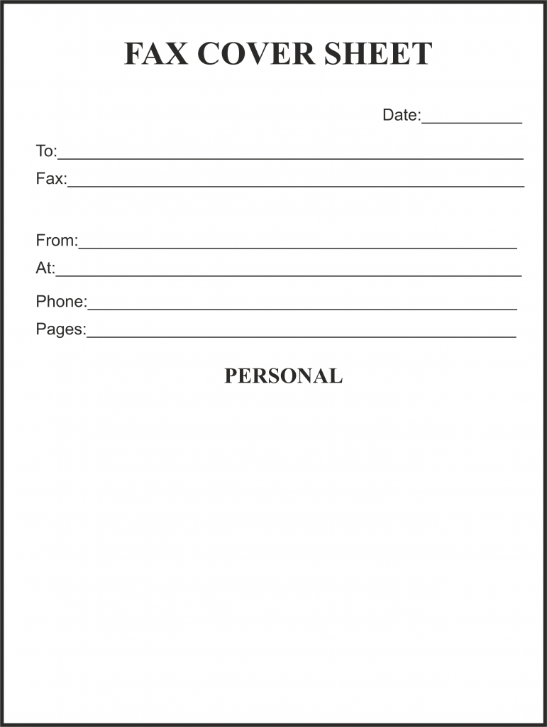 Printable Fax Template from bestlettertemplate.com
