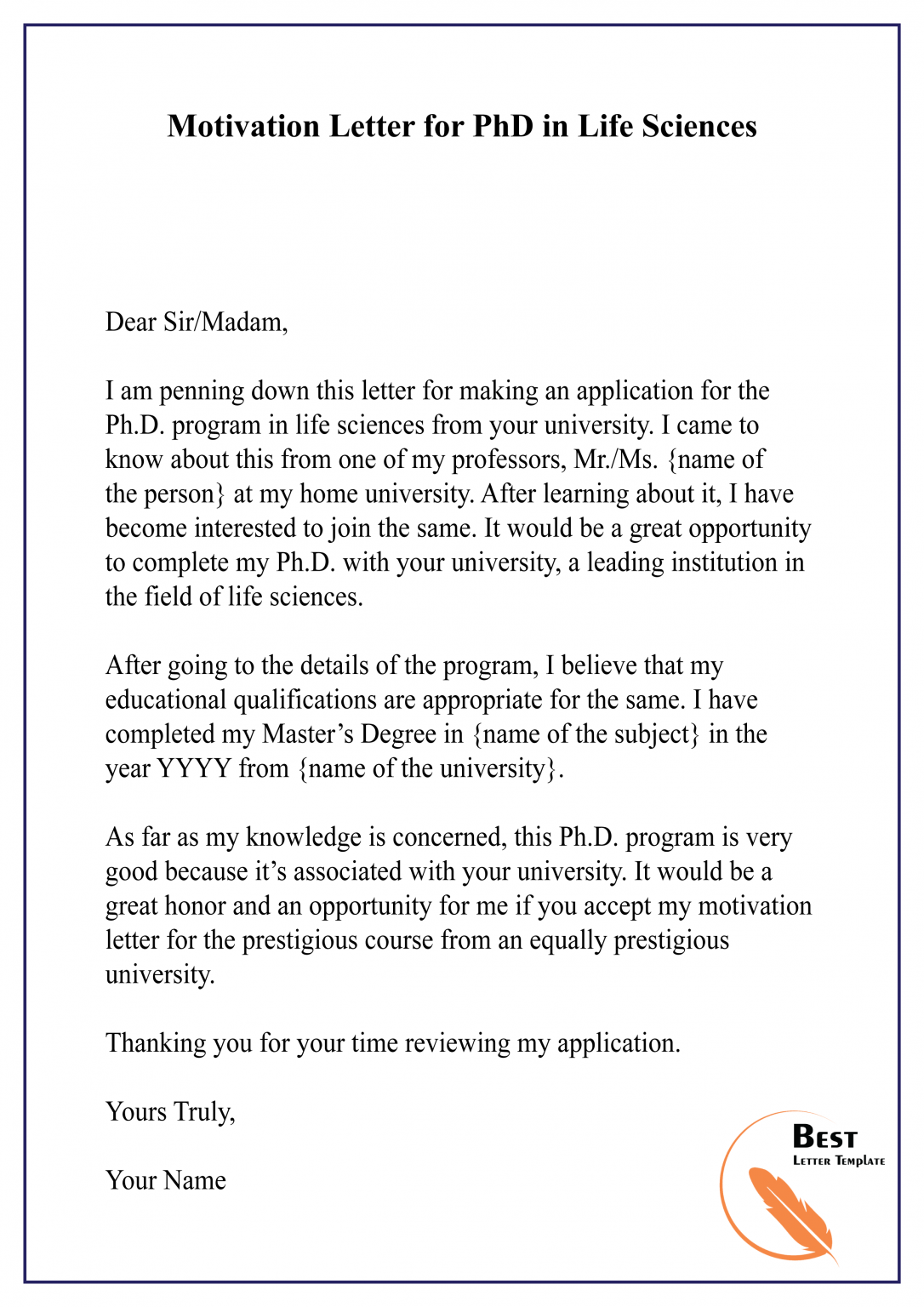 sample cover letter for phd application in engineering