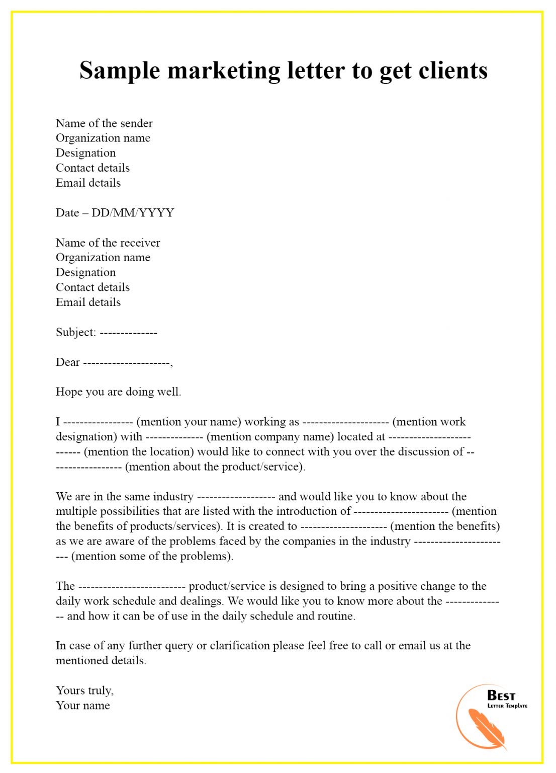 8-free-marketing-letter-template-format-sample-example