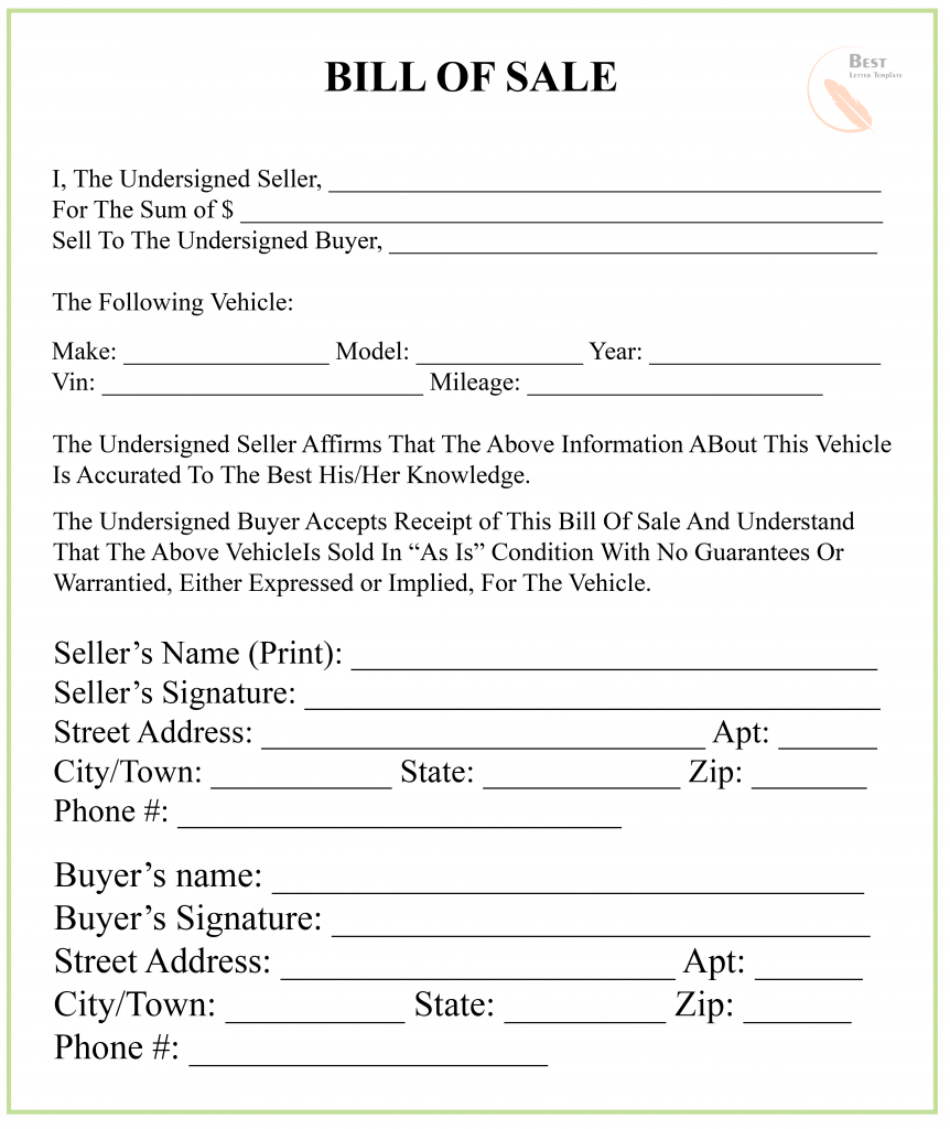 New Mexico Bill of Sale Form for DMV, Car, Boat – PDF & Word