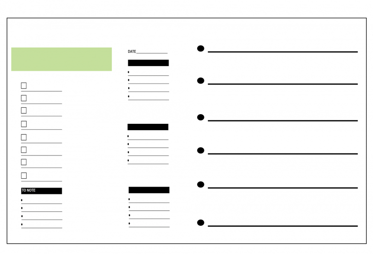 Free Printable Daily Planner Template in PDF, Word & Excel