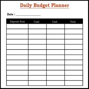 Free Sample Printable Budget Planner Template - PDF ,Word &amp; EXCEL