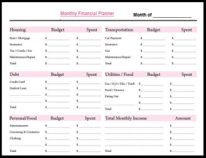 Free Printable Monthly Planner 2020 Template in PDF, Word &amp; Excel
