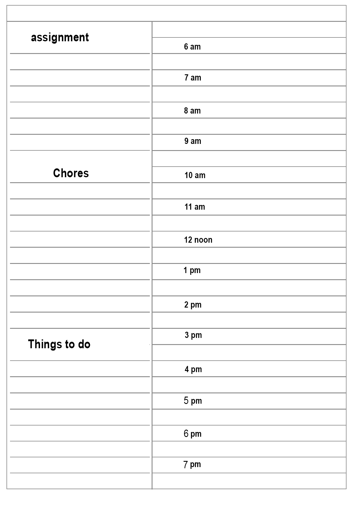 Free Printable Daily Planner Template in PDF, Word & Excel