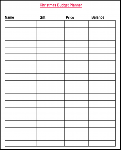 Free Sample Printable Budget Planner Template PDF Word EXCEL