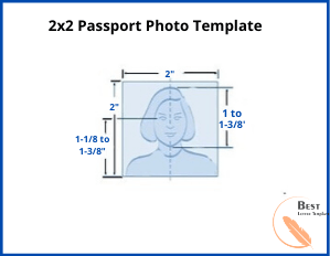 2x2 Passport Photo Template
