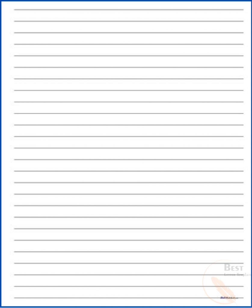 Printable A4 Lined Paper Pdf Get What You Need For Free