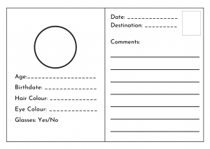Free Printable Blank Sample Passport Photo Template