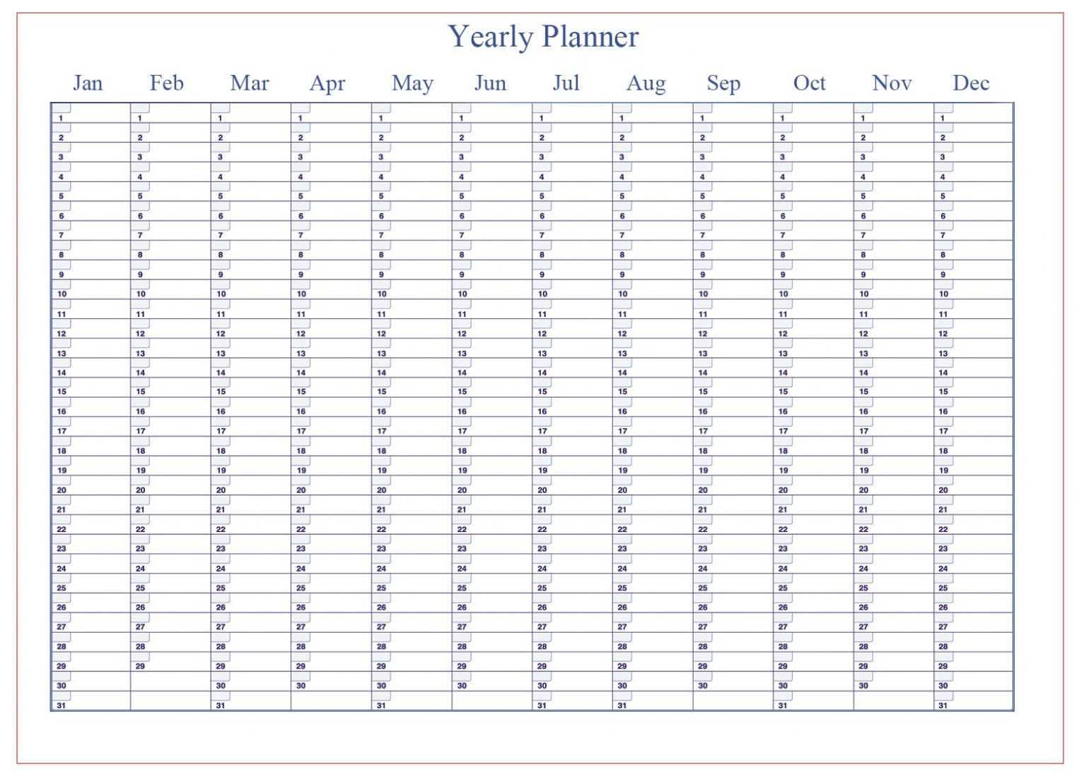 free budget planner template