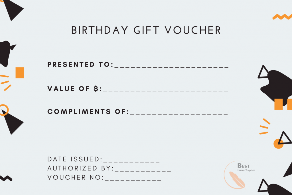 Free Blank Printable Gift Voucher Template In Word PDF