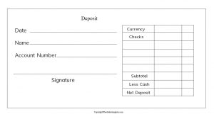 Free Printable Cash Receipt Template PDF, Word &amp; Excel