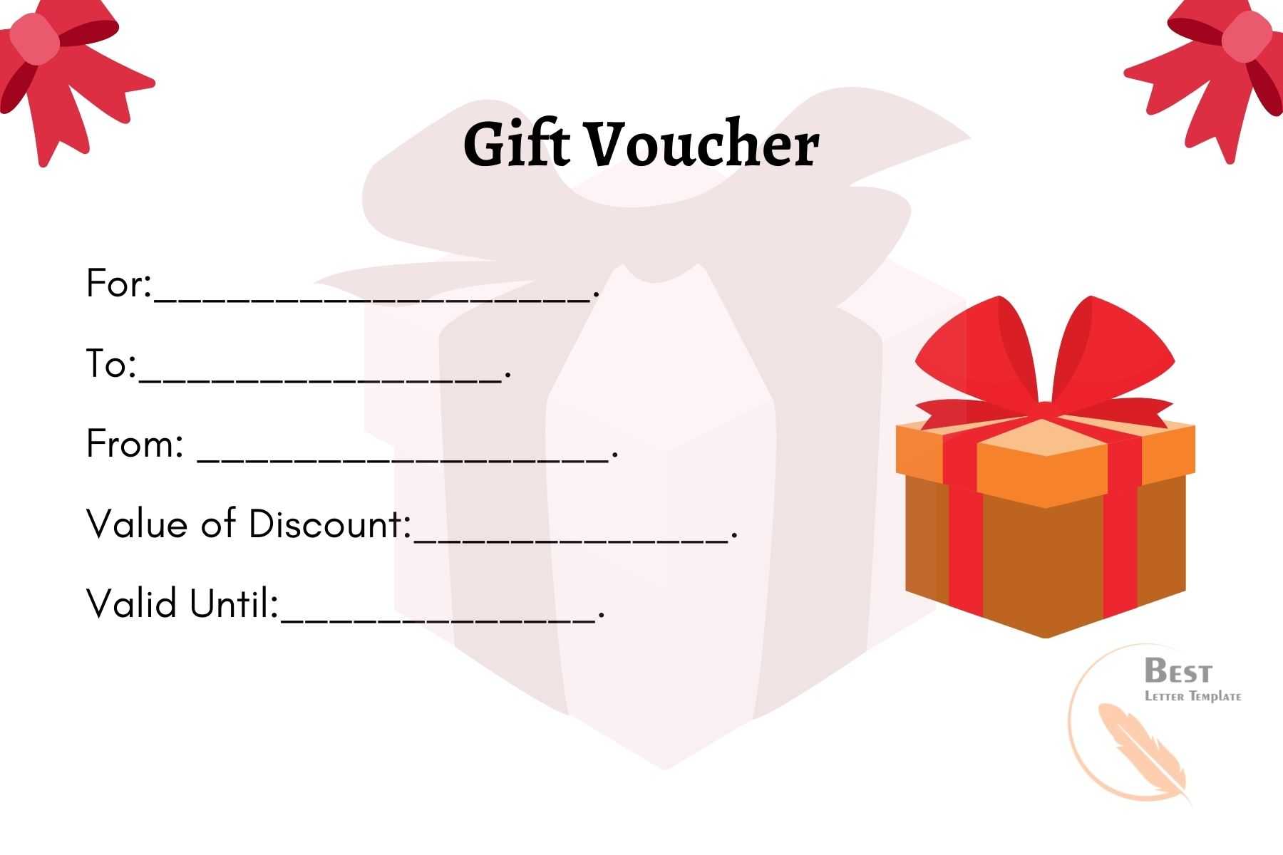Free Gift Voucher Templates Word Excel Formats Free Sample Gift Voucher Templates