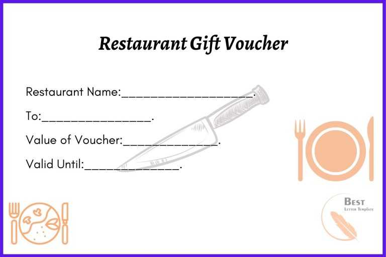 gift voucher template word free download gift voucher for restaurants