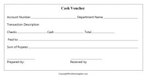 Free Printable Cash Receipt Template PDF, Word &amp; Excel