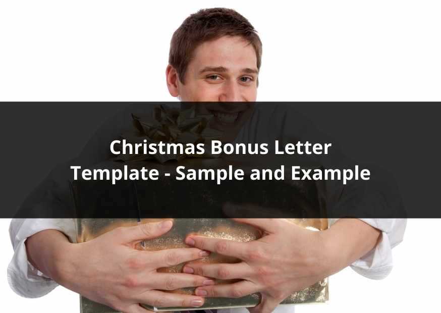 Christmas Bonus Letter Template - Sample and Example