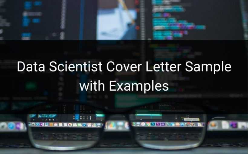 Data Scientist Cover Letter Sample with Examples