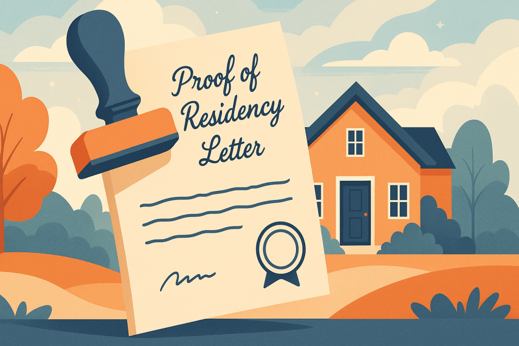 Templates for Proof of Residency - Proof Of Residency Illustration 1024x683 